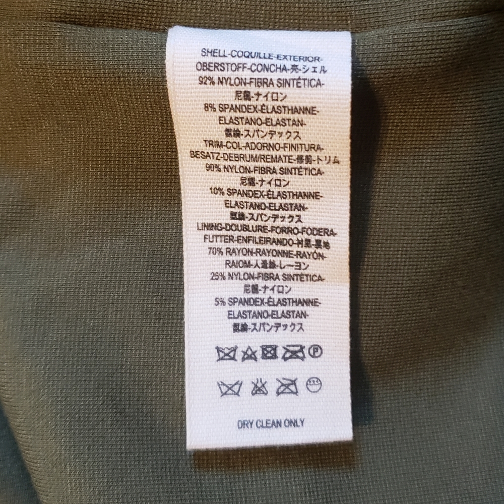 **NWT** Free People, Small Dress, Olive Green & Light Pink - Picture 7 of 7